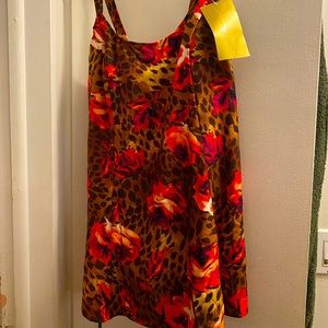 Gottex Tankini Women’s Bathing Suit with Skirt Tie Size 16 / Large